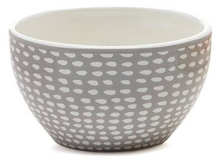 Confetti Grey Soup/Cereal Bowl