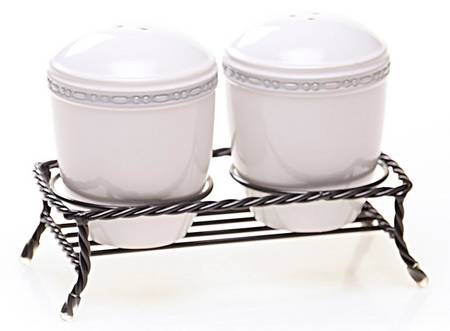 Bistro Salt & Pepper w/Metal Stand