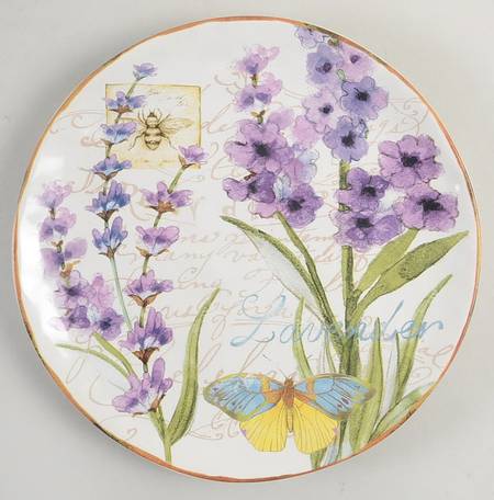 Herb Garden Dessert/Pie Plate