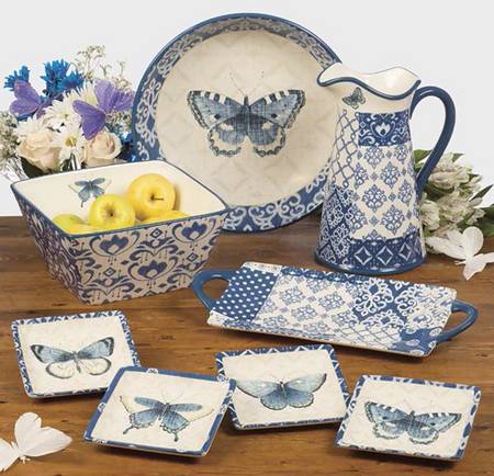 Indigo Nature 13" Pasta Serving Bowl