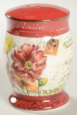 Le Fleur Poppies Pepper Shaker