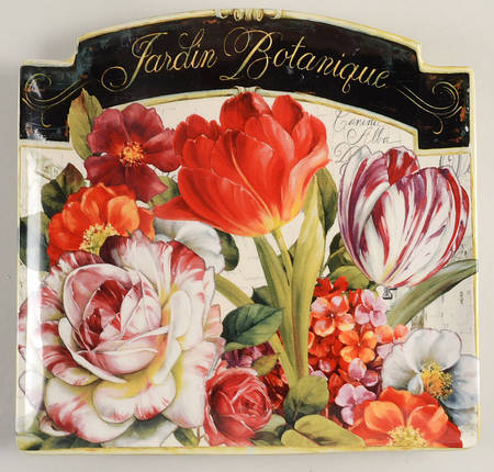 Garden View 12" Square Serving Platter