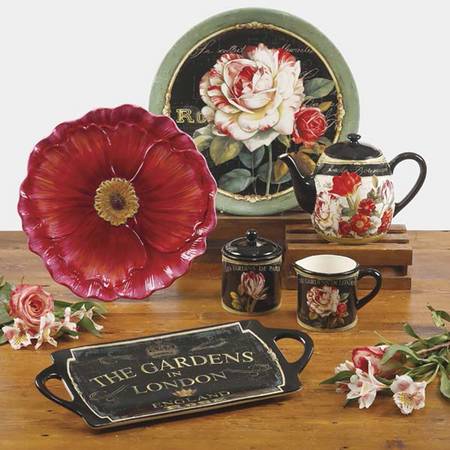 Garden View Teapot & Lid