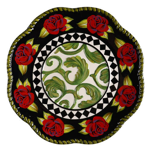 Classic Rose 13" Chop Plate (Round Platter)