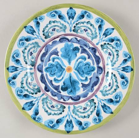 Mood Indigo Salad Plate