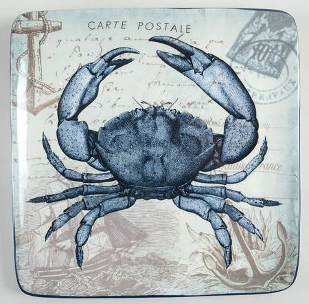 Coastal Postcards Dessert/Pie Plate