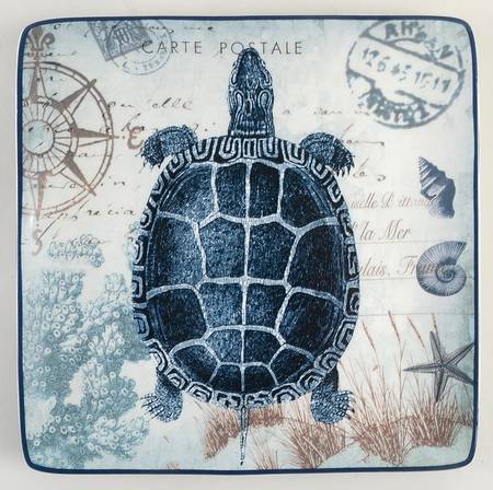Coastal Postcards Dinner Plate
