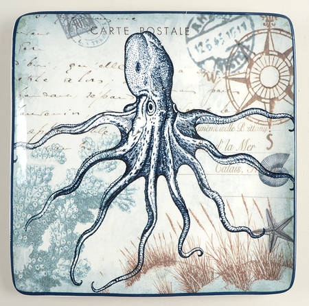 Coastal Postcards Dinner Plate