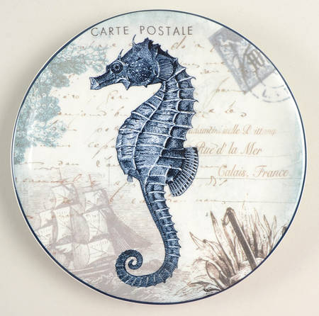 Coastal Postcards Canape Plate