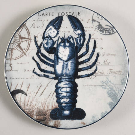 Coastal Postcards Canape Plate