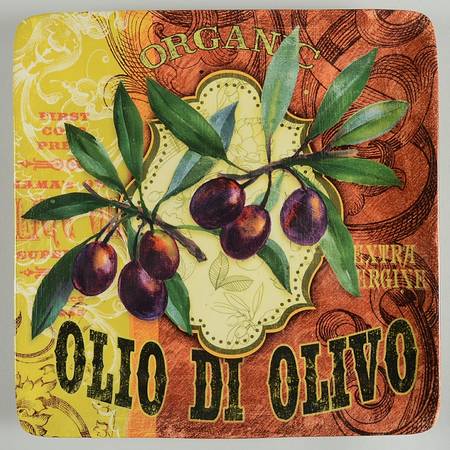 Olio Di Oliva Dinner Plate