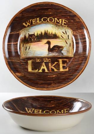 Lakeside Lodge 13" Pasta Serving Bowl