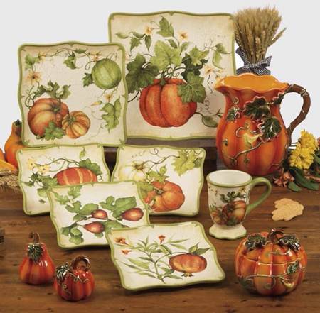 Harvest Garden Dinner Plate