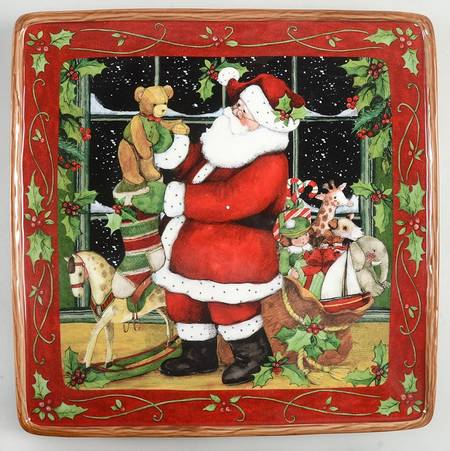 Santa's Workshop Dinner Plate