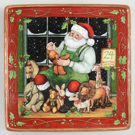 Santa's Workshop Dinner Plate