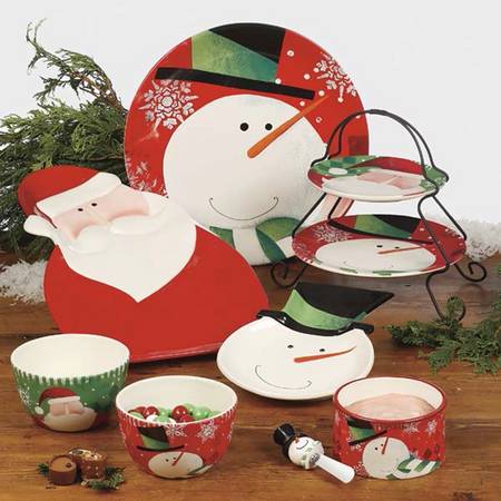 Christmas Fun 13" Chop Plate (Round Platter)