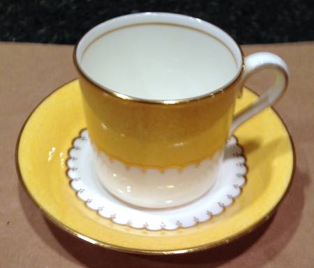 9157 Flat Demitasse Cup & Saucer Set