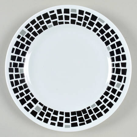 Precious Colours Black Onyx (Corelle) Luncheon/Salad Plate