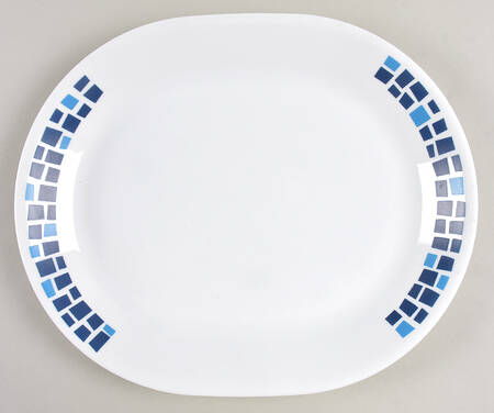Precious Colours Sapphire Blue (Corelle) 12" Oval Serving Platter