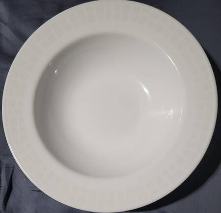 Precious Colours White Diamond (Corelle) Individual Dinner/Pasta Bowl