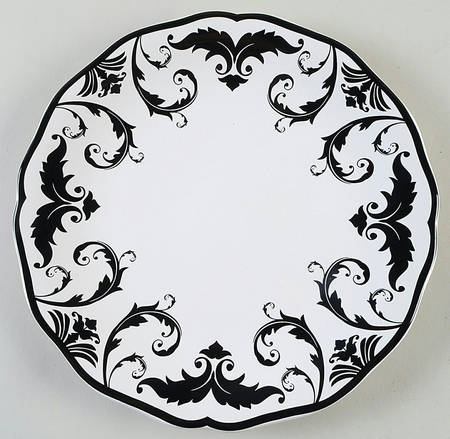 Damask Dinner Plate