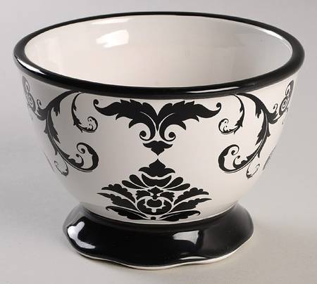 Damask Footed Cereal Bowl