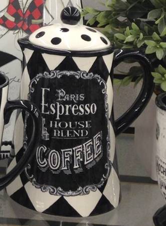 Paris Espresso Coffee Pot & Lid