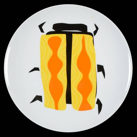 Beetle Dinner Plate by Crate & Barrel