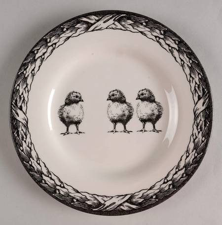 Sketch Chicks Salad Plate