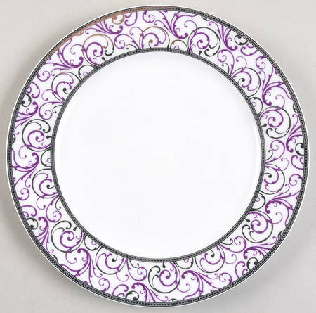 Veluto Purple Salad Plate