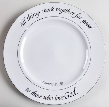 Daily Blessings Dinner Plate