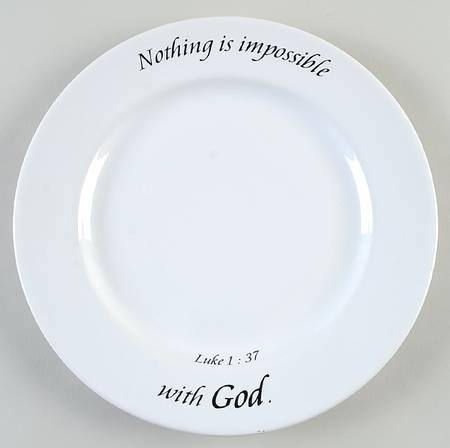 Daily Blessings Dinner Plate
