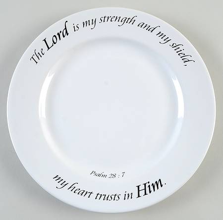 Daily Blessings Dinner Plate