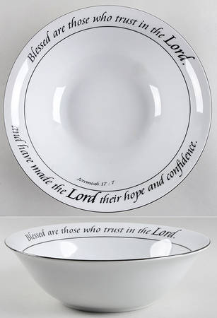 Daily Blessings 10" Round Serving Bowl