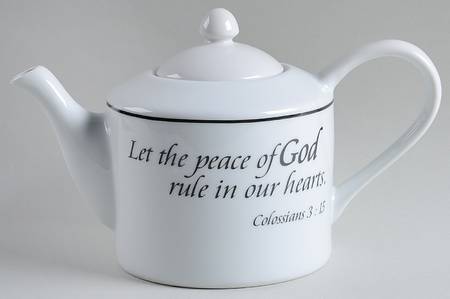 Daily Blessings Teapot & Lid