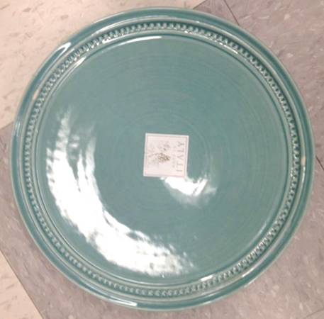 C7I7 Teal Dinner Plate