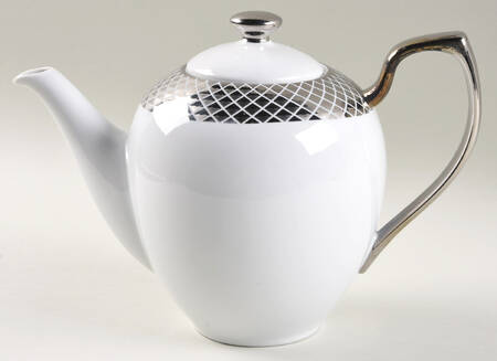 Lattis Platinum Teapot & Lid