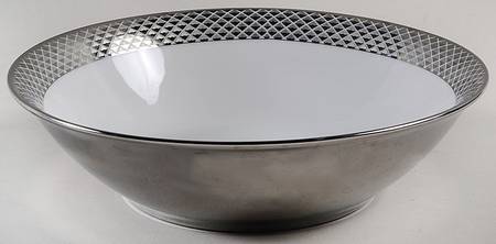 Lattis Platinum 9" Round Vegetable Bowl