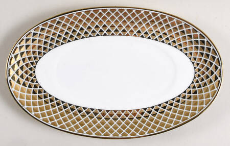 Lattis Gold Underplate for Gravy Boat