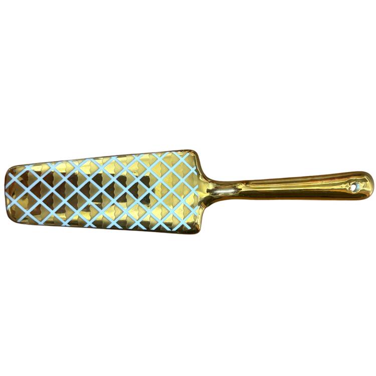 Lattis Gold Pie & Cake Server with Stainless Blade