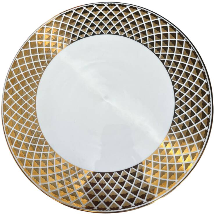 Lattis Gold Cake Plate