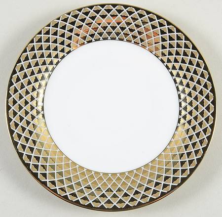 Lattis Gold Salad Plate