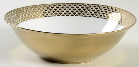 Lattis Gold Soup/Cereal Bowl