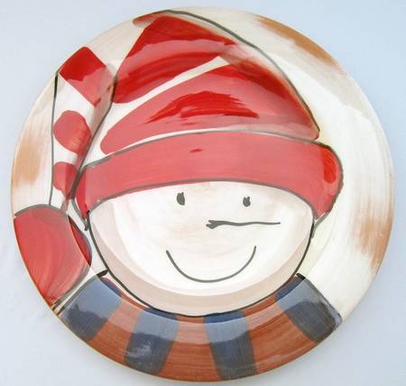Snowman with Hat by Crate &amp; Barrel
