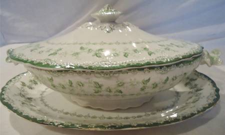 Torby Green Round Covered Vegetable