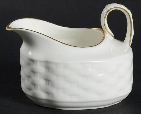 Nantucket (Gold Trim) Strawberry Basket Creamer Only