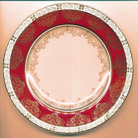 6107 (Burgundy) by Crown Ducal