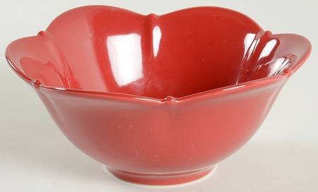 Meridian Red Soup/Cereal Bowl