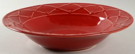Meridian Red 9" Soup/Pasta Bowl