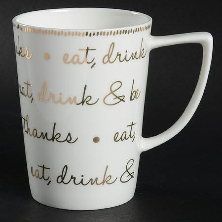 Eat, Drink & Give Thanks Mug